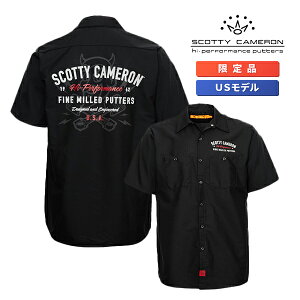 Scotty Cameron �X�R�b�e�B�L�������� WORK SHIRT SPEED DEMON BLACK SCOTTY CAMERON ���[�N�V���c �X�s�[�h�f�[���� �u���b�N �S���t