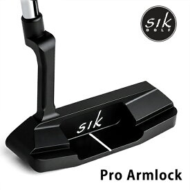 SIK シック PRO マットブラック ARMLOCK プロ アームロック パター GOLF エスアイケイ ゴルフ オリジナルスチールシャフト装着 Black