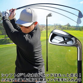 シナリアイアン ゴルフ 練習器具 スイング練習 柔らかいシャフト しなる 初心者 飛距離アップ GOLFavo