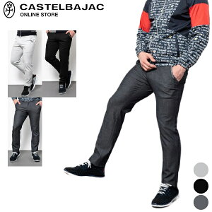 【60%OFF SALE】CASTELBAJAC カステルバジャック メンズ  ギャバストレッチ刺繍入テーパードパンツ 23050107  CACB_02