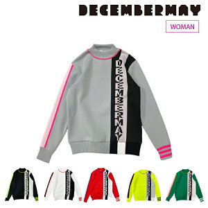 DECEMBERMAY fBZo[C fB[X Stripe logo highneck knit bNlbNjbg ۉ 2-112-1015 CACB_02