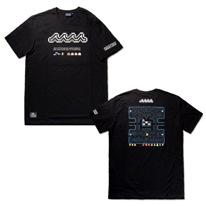 楽天市場 あす楽 Muta Marine Golf ムータマリンゴルフ メンズ レディース Pac Man Tm X Mmf Game Tシャツ コットン素材 Mmmp Cacb 02 ゴルフシティアルド