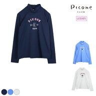 【40%OFF SALE】PICONE CLUB ピッコーネクラブ ゴルフウェア レディース 長袖シャツ ハイネックプルオー…