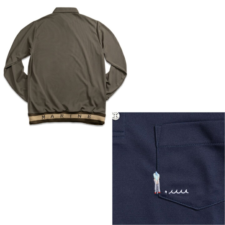 楽天市場】muta MARINE GOLF ムータマリンゴルフ メンズ ヘムリブ  