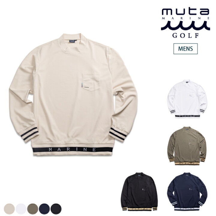 楽天市場】muta MARINE GOLF ムータマリンゴルフ メンズ ヘムリブ  