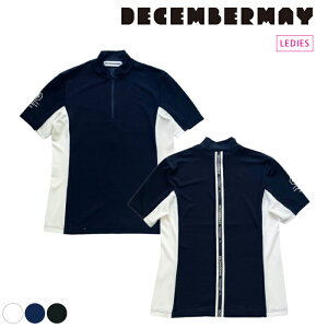 DECEMBERMAY fBZo[C fB[X Pique High neck Zipper zXgb` 2-205-0128 CACC_01