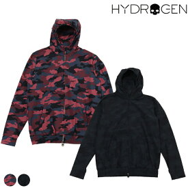 HYDROGEN ハイドロゲン メンズ テックフルジップフーディー / TECH FZ HOODIE 210-60140003 CACC_01