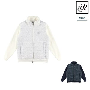 【40%OFF SALE】ZOY ゾーイ メンズ MENS レイヤーロゴプリント シンセティックダウンブルゾン 071434113 CACD_02