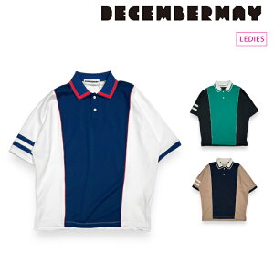 DECEMBERMAY fBZo[C fB[X Bicolor Dolman sleeve polo UVJbg 2-305-0124 CACD_01