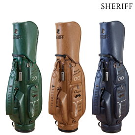 【送料無料】SHERIFF シェリフ メンズ レディース SHERIFF STANDARD 【CLASSICシリーズ】 キャディバッグ 9.5インチ【数量限定生産】SFC-016CB CACD_01