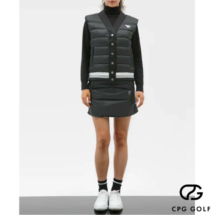 楽天市場】CPG GOLF シーピージーゴルフ レディース ダウン×背中ニット 