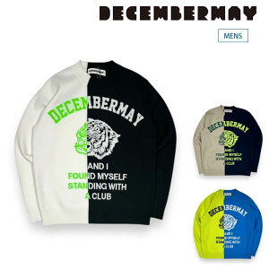 DECEMBERMAY fBZo[C StEFA Y jbg Lovers Tiger Bi color knit / MEN 1-412-1027 CACE_02