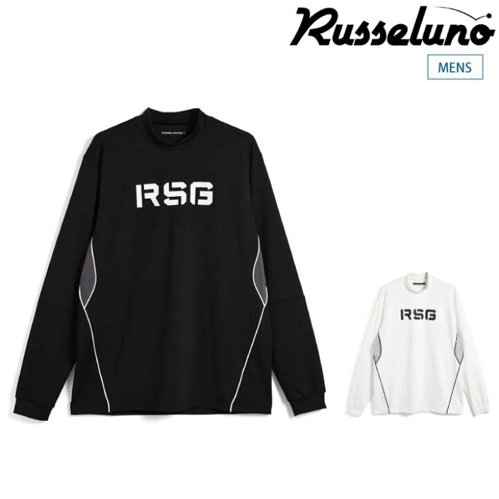 楽天市場】Russeluno ラッセルノ ゴルフウェア メンズ LS MOCKNECK  