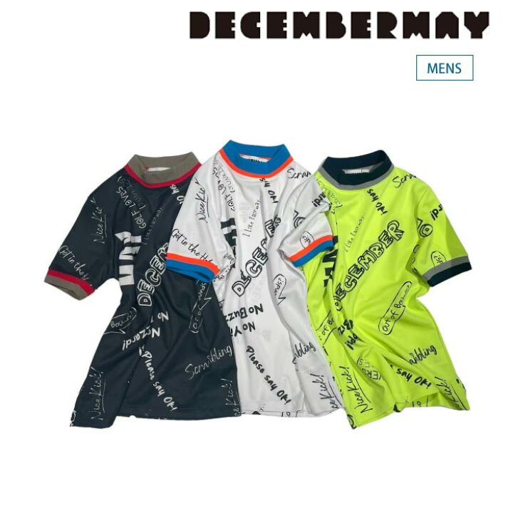 楽天市場】DECEMBERMAY ディセンバーメイ メンズ ゴルフウェア  