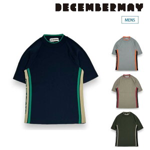 DECEMBERMAY ディセンバーメイ メンズ ゴルフウェア 半袖サマーニット Half sleeve rib knit / MEN 1-405-1026 CACE_01