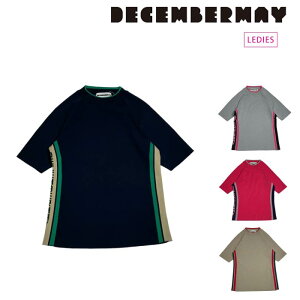 DECEMBERMAY ディセンバーメイ レディース ゴルフウェア 半袖サマーニット Half sleeve rib knit / WOMEN 2-405-1026 CACE_01