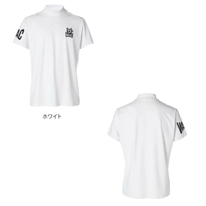 WAAC ワック ハイネック半袖Tシャツ ホワイト系 1 [240101295475 