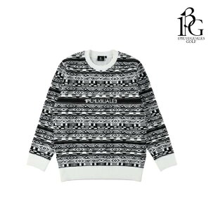 1PIU1UGUALE3 GOLF ウノピゥウノウグァーレトレゴルフ ゴルフウェア メンズ 113 GOLF COOGI-2 CREW セーター ニット grk089-gpe022 秋冬 2025