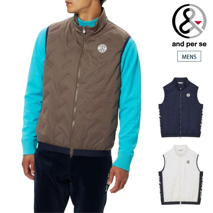 楽天市場】【20%OFF SALE】and per se アンパスィ ゴルフウェア メンズ 