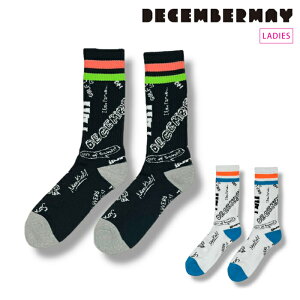 DECEMBERMAY fBZo[C StEFA fB[X ~h\bNX Hand paint logo socks/ WOMEN VRL@nfIhgH 2-999-4107 H~ 2025y[։z