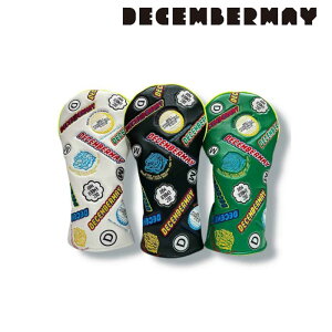 DECEMBERMAY �f�B�Z���o�[���C �S���t �����Y ���f�B�[�X Embroidery head cover for driver �h���C�o�[�p �w�b�h�J�o�[ 3-999-8011 �H�~ 2025