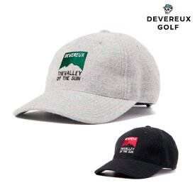 【20%OFF SALE】DEVEREUX GOLF デヴァローゴルフ ゴルフウェア メンズ レディース Vally フラノハット キャップ 帽子 日本製 075754804 秋冬 2025