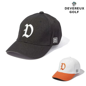 DEVEREUX GOLF デヴァローゴルフ ゴルフウェア メンズ レディース DVRX D Logo Cap 帽子 キャップ 763474813 秋冬 2025