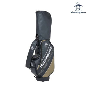 【送料無料】Munsingwear マンシングウェア ゴルフ メンズ レディース キャディバッグ トリコロール mg5scb05m 秋冬 2025