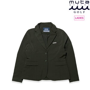 muta MARINE GOLF ムータマリンゴルフ ゴルフウェア レディース ストレッチナイロン ジャケット シンプル スポーティー セットアップ対応 mmsg-241203 秋冬 2025