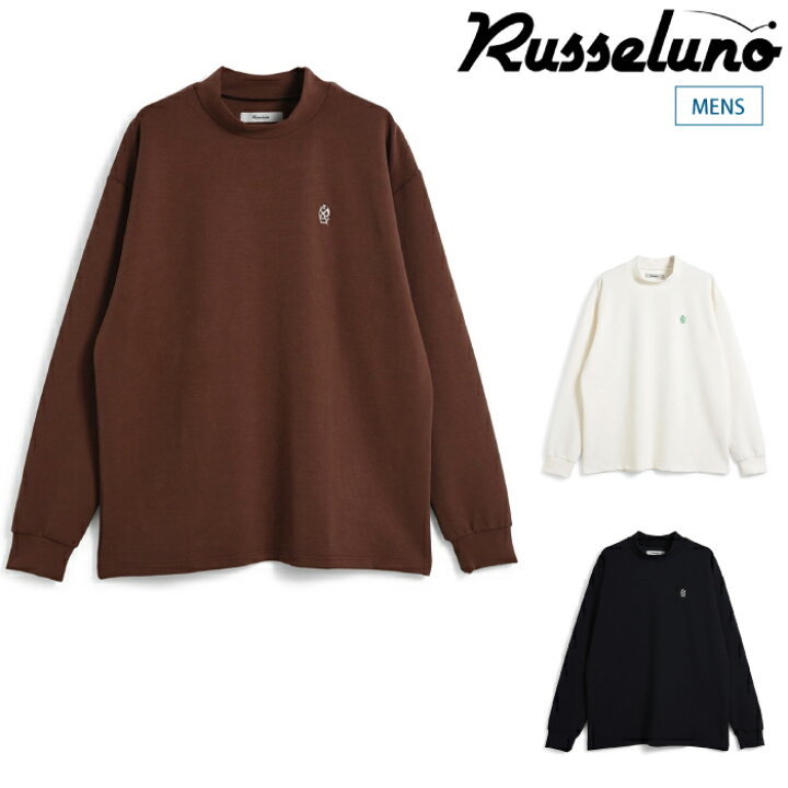楽天市場】Russeluno ラッセルノ ゴルフウェア メンズ FLAG LOGO LOOSE 