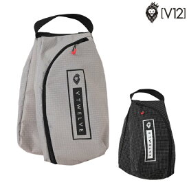 V12 ヴィトゥエルブ ゴルフ メンズ レディース シューズバッグ BOT RIP SHOES CASE シューズケース セパレート収納 V122520-BG02 秋冬 2025