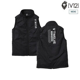 V12 ヴィトゥエルブ ゴルフウェア メンズ FLUFFY VEST 中綿ベスト 軽量 撥水 防風 保温 v122520-jk07 秋冬 2025