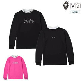 V12 ヴィトゥエルブ ゴルフウェア メンズ 長袖シャツ モックネック HL L/S MOCK ストレッチ V122520-MK05 秋冬 2025
