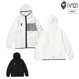 V12 ヴィトゥエルブ ゴルフウェア メンズ MDIA PARKA 高級感 ジップポケット セットアップ対応 v122520-sw03 秋冬 2025