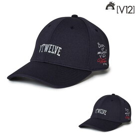 V12 ヴィトゥエルブ ゴルフキャップ メンズ レディース BUON CAP LEONコラボ 手洗い可 v122521-cp18 秋冬 2025