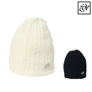 ZOY ゾーイ ゴルフウェア メンズ レディース UNISEX スクリューニットキャップ 帽子 ネックウォーマー 2WAY仕様 撥水加工 071799844 秋冬 2025