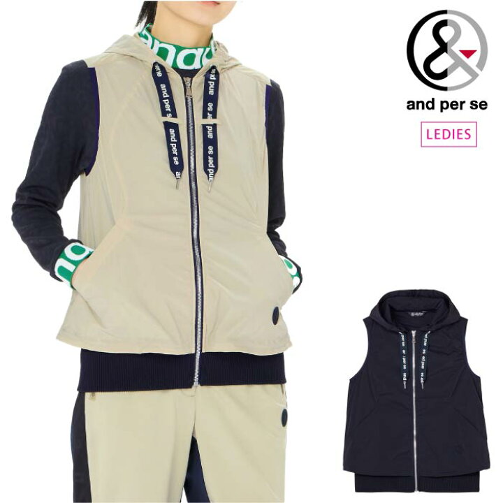 楽天市場】【30%OFF SALE】and per se アンパスィ ゴルフウェア 