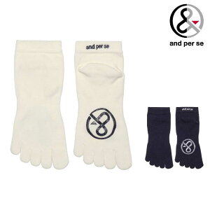 and per se アンパスィ ゴルフウェア メンズ 5本指ソックス 日本製 ams8045 春夏 2025【メール便可】