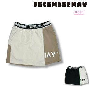 DECEMBERMAY fBZo[C StEFA fB[X XJ[g Bi-color logo skirt/WOMEN I[V[Y 2-505-2553 t 2025