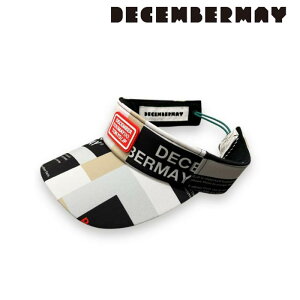 DECEMBERMAY fBZo[C St Y fB[X Xq oCU[ Tricolor print visor/ UNISEX  ϋv 3-999-5131 t 2025