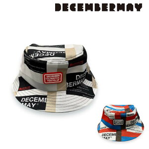 DECEMBERMAY fBZo[C St Y fB[X Xq nbg Tricolor print bucket hat / UNISEX  ϋv 3-999-5331 t 2025