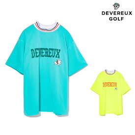 【10%OFF SALE】DEVEREUX GOLF デヴァローゴルフ ゴルフウェア メンズ モックネックTシャツ ARIZONA StingerリブモックネックTEE 吸湿速乾 UVカット 763572012 CACF_01