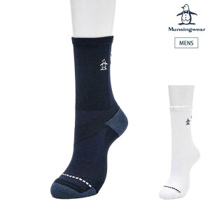 Munsingwear マンシングウェア ゴルフウェア メンズ ソックス ミドル丈 メッシュ編み MoveSox MG5SSO09M 春夏 2025【メール便可】