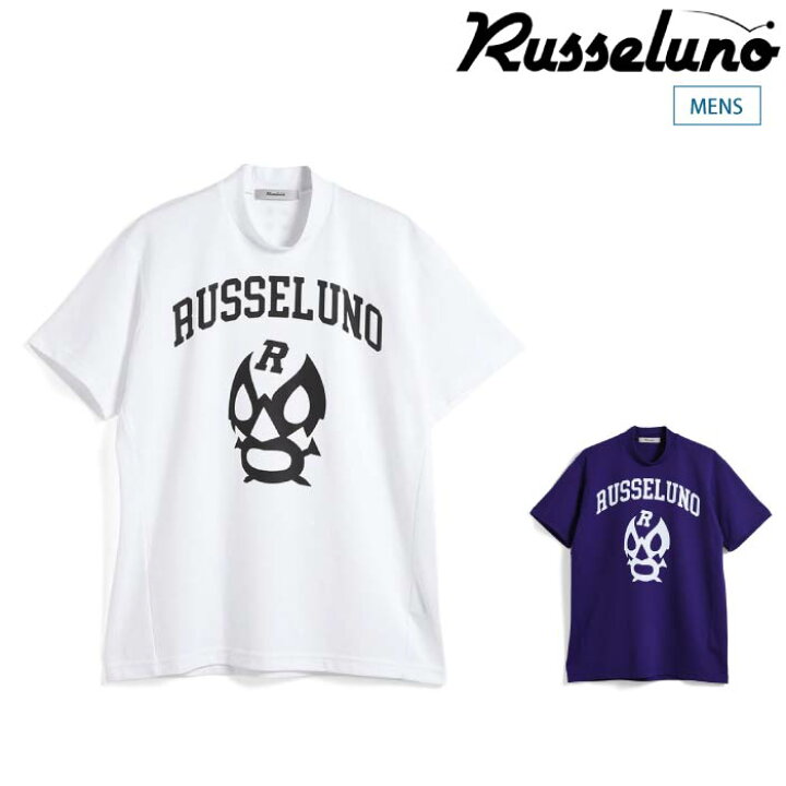 楽天市場】Russeluno ラッセルノ ゴルフウェア メンズ COLLEGE S/S 