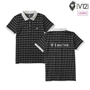 V12 ヴィトゥエルブ ゴルフウェア レディース ポロシャツ HT POLO セットアップ対応 v122510-pl07 春夏 2025