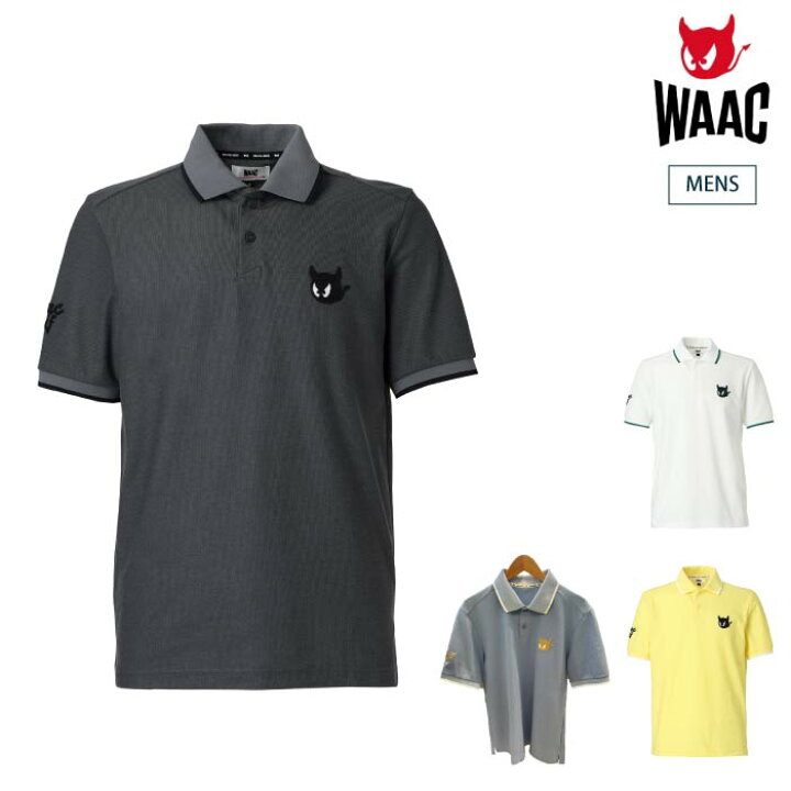 楽天市場】WAAC ワック ゴルフウェア メンズ MEN クラシックピケ 