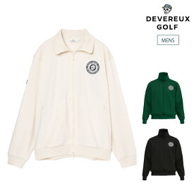 DEVEREUX GOLF デヴァローゴルフ ゴルフウェア メンズ DVG Classic Club Jacket トラックジャケット ブルゾン 軽量 速乾 イージーケア仕様 日本製 セットアップ対応 075762103 春夏 2026