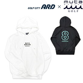 【新カラー入荷】muta MARINE GOLF ムータマリンゴルフ×ゴルフシティアルド別注 メンズ レディース ゴルフウェア 数量限定 オールシーズン プルオーバーパーカー 男女兼用 刺繍 高品質 フーディ フード付き ポケット付き タウンユース ギフトおすすめ SPJC-443771 春夏 2026