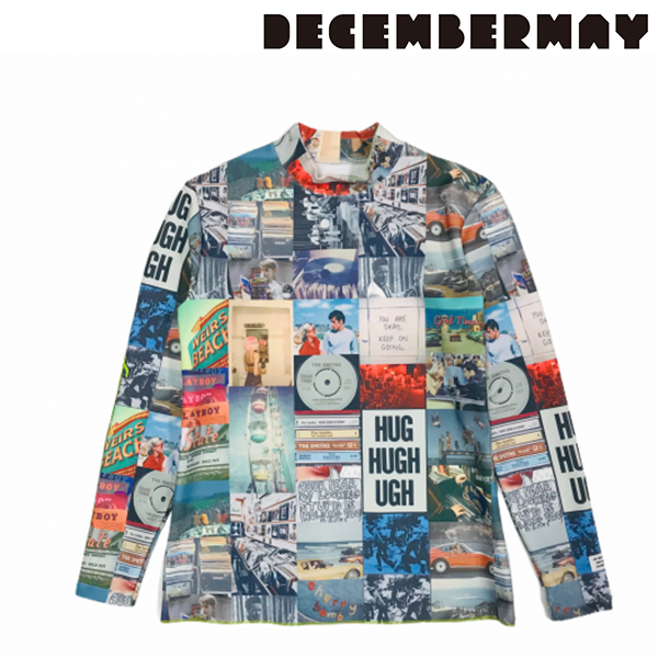 2020 秋冬 DECEMBERMAY 数量は多 ディセンバーメイ メンズ Rockaway マイクロタッチ mockneck shirt 1-012-0502 モックネックトップス オリジナル