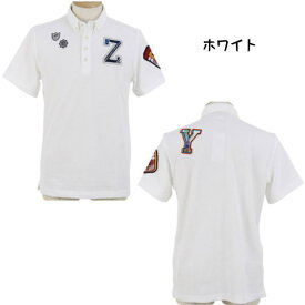 ZOY ゾ−イ　メンズ半袖シャツ　ワッフル素材　ロゴワッペン　2020年春夏モデル